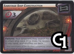 Sabotage Ship Construction